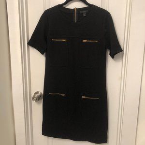 Knit short sleeve dress